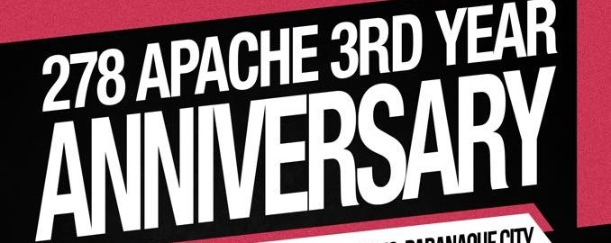 278 Apache 3rd Anniversary